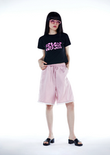 Classic Glossy Satin Sporty Pant_PINK