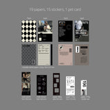 oab tone pack black / scrap sticker set