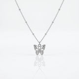 Little Butterfly Semi Choker Necklace