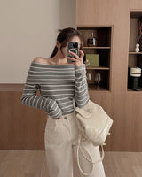 Doka off-shoulder T-shirt