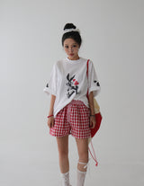 バニバニオーバーサイズフィット半袖Tシャツ