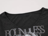 Cami Rivet Print Slim Tee