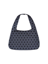 Big hobo bag - Black polka dot (Reversible) / Free Gift