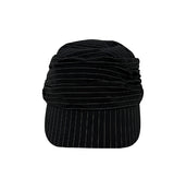 Stripe Shirring Madoros Cap