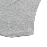 HARING SIGNATURE LOGO SNAP BUTTON U-NECK HALF T (3COLOR)