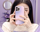 【MADE】Gradient translucent Jelly hard Phone case