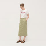 アーチロゴチェーンニードルTシャツ ホワイト