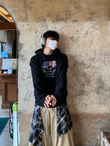 デビュー チェックレイヤード コットンパンツ 2C