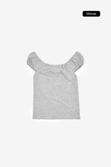 ブルーミングパフスリムTシャツ