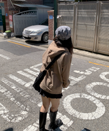 About Colorful Hood Bomber Jacket