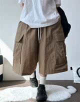 NYLON CARGO WOOODY BERMUDA💚🥨🩶🖤4COLOR