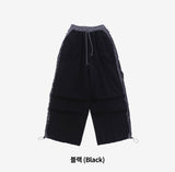 ミフネストリングピンタックラインパンツ