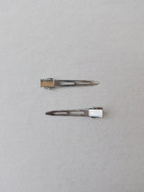 SILVER EDGE HAIR PIN SET