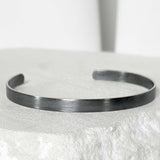 SV925-5mm SIMPLE none logo bangle_black