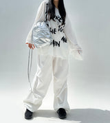 (UNISEX) DREAM LOOSE BOXY SOFT UNISEX SEMI-SEE-THROUGH OVERSIZED KNIT TEE