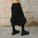 RELABEL 24SS ‘Track Crossing’ 取り外し可能マルチフォームスエードデニムパッチワークシルエットワークパンツ