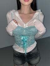 waikiki lace top(3 color)