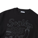 LOVE CATS SWEATSHIRTS (BLACK)