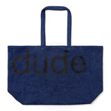 Big tote bag - Blue denim