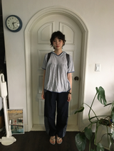 Pisso check string pants (2color)