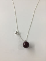 Clementine Silver Ball Necklace (2color)