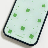 [MADE] cute clover epoxy bumper case
