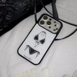 bikini stone case [black]