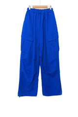 diagonal cargo sweatpants