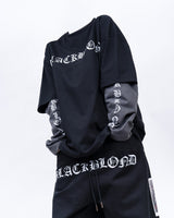 BBD クラッシュドフェイスTシャツ (Black)