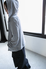 rough slub hoodie zip-up(4colors)