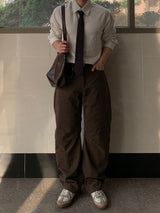 Algodon Curved Cotton Pants