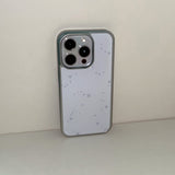 [MADE] SRARRY NIGHT PHONE CASE WHITE (epoxy silver bumper)