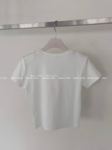 パピーリボンキッチンクロップドショートスリーブTシャツ