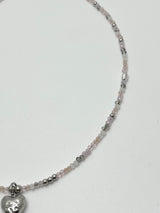 MADE pink heart necklace