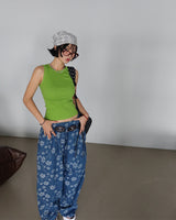 6 colors Vivid Fine Pelvic Basic Sleeveless