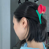 Tulip hair clip (2color)
