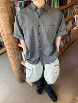 リオストライプハーフシャツ3C
