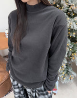 カートンフリースハーフタートルネックTシャツ