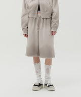 VINTAGE WASHING STUD POINT HALF PANTS [OAT MEAL]