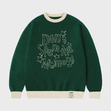 [UNISEX]ドントスペンドカラーブロックマントゥマン