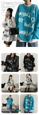 Dream Boxy Long Sleeve Knit T-shirt