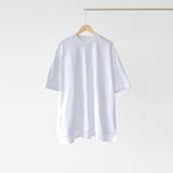 KP DEEP SLIT HALF TEE WH