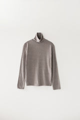 Basic turtle neck T-shirts (Mocha)
