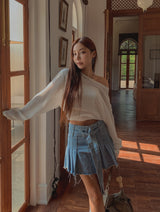 [MADE][U-BASIC] Signature see-through long sleeve