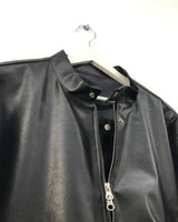 Rivet Motor Leather Jacket (2color)