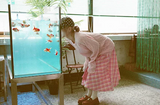 Check Tie Skirt (pink)