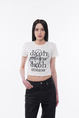 ツーハートシーズンロゴクロップTシャツ