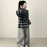 ENK Hip Street Dangara Ribbed Long Sleeve T-shirt