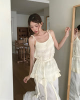 [ md pick ] bohemian crotel long knit top
