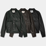 OWN Tony Garment Leather Tracker Jacket (3 colors)